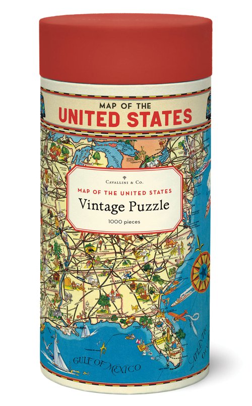 Puzzle 1,000 Piece - US Map