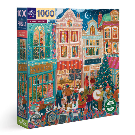 Puzzle -A Happy Holiday 1000 Sq Puzzle