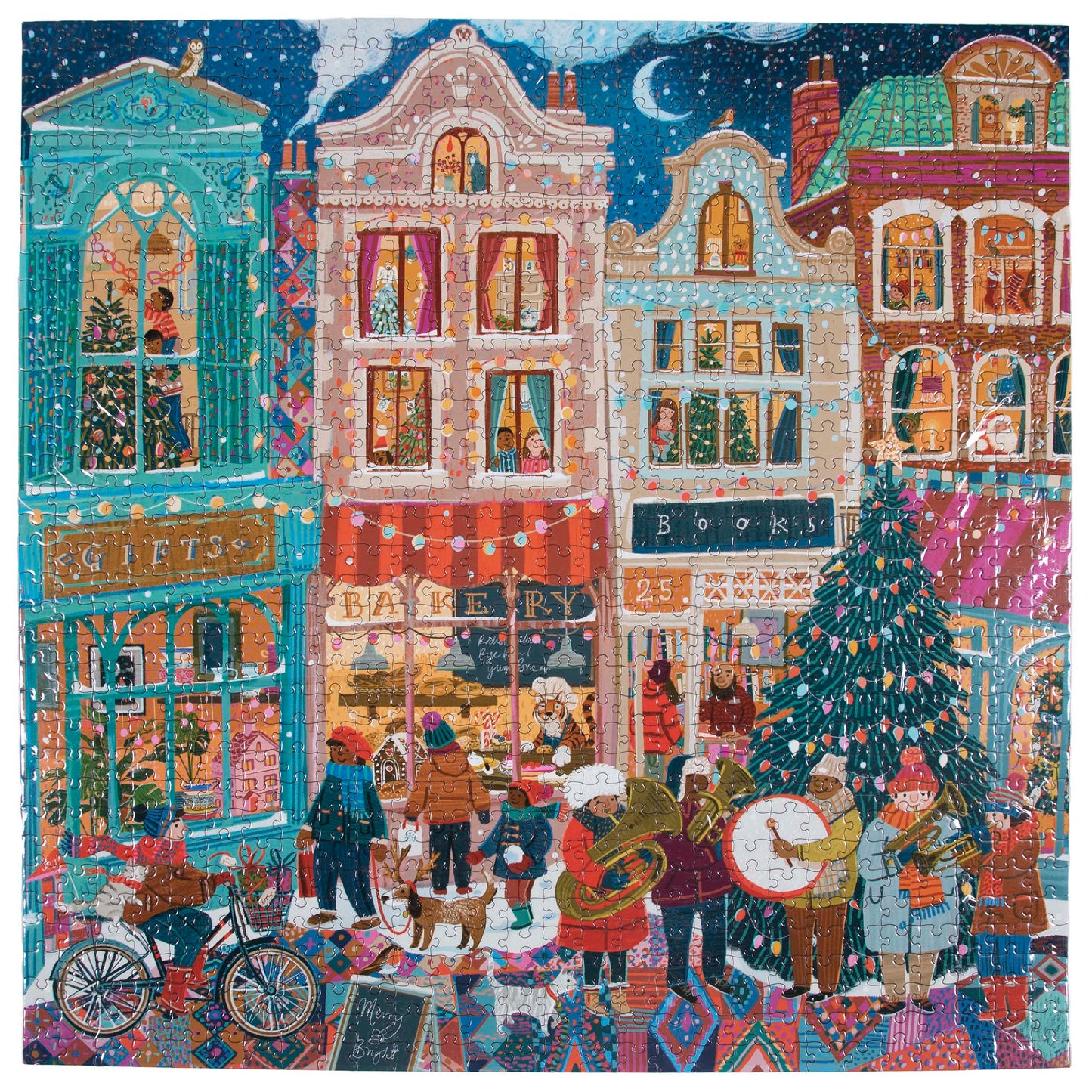 Puzzle -A Happy Holiday 1000 Sq Puzzle