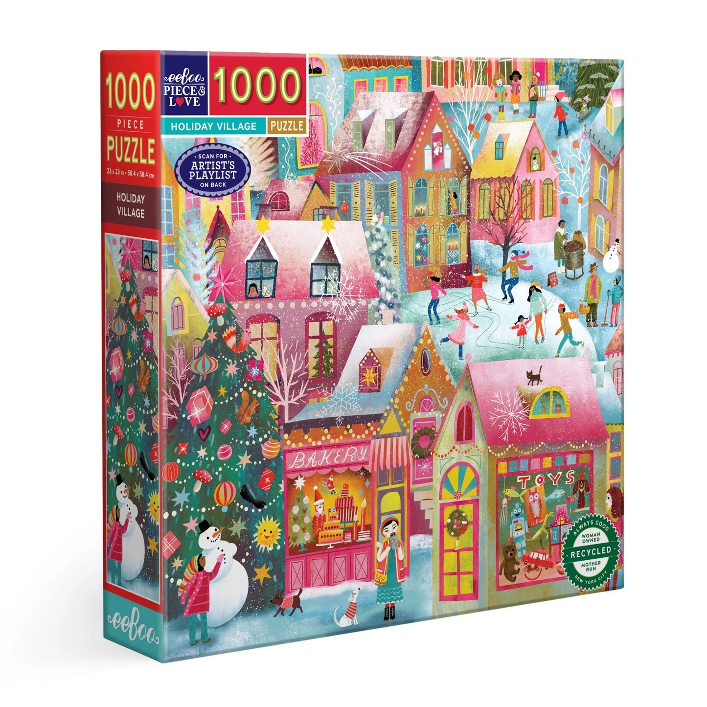 Puzzle -Holiday Village 1000 Piece Puzzle