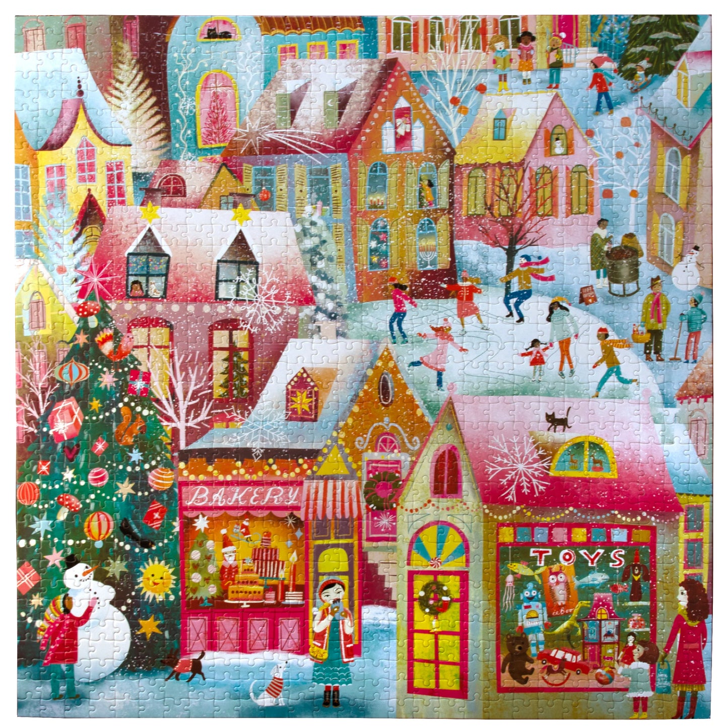 Puzzle -Holiday Village 1000 Piece Puzzle