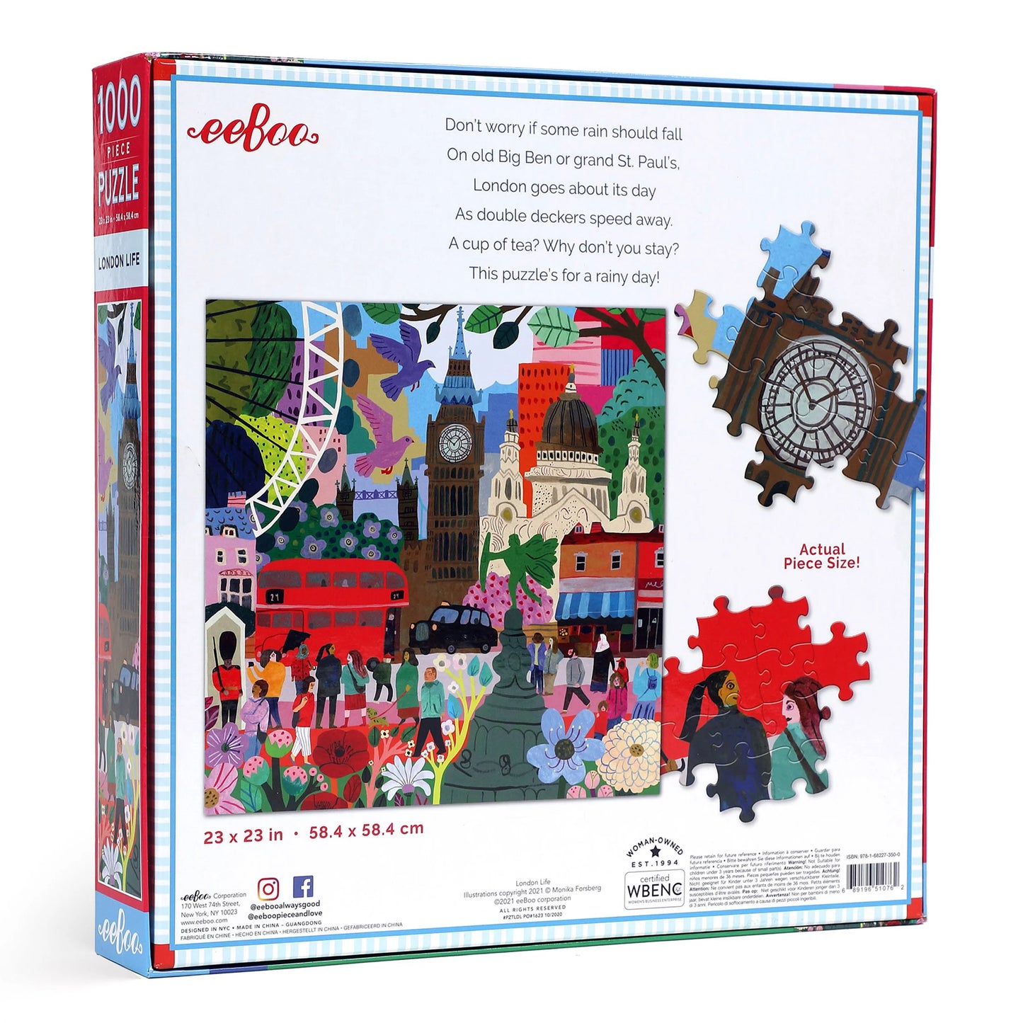 Puzzle - London Life 1000 Piece