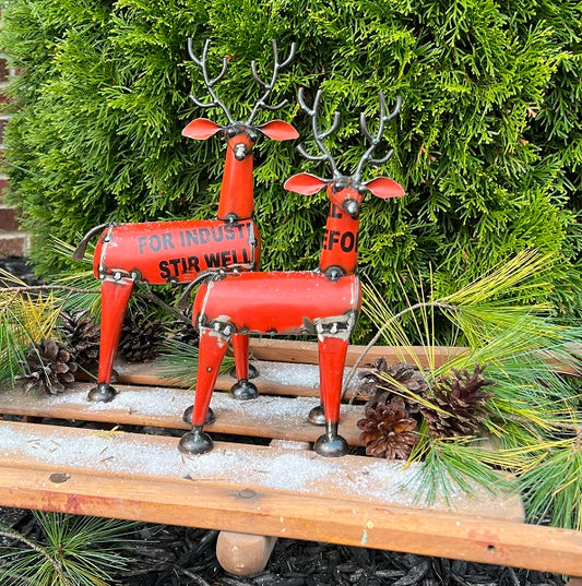 LARGE METAL REINDEER(LEFT ONE)