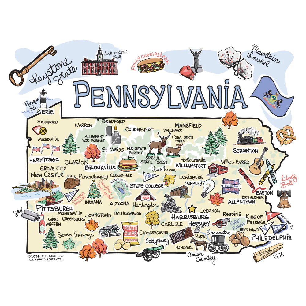 Pennsylvania Travel Mug - 22oz.