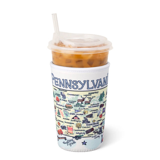 Medium Iced Cup Coolie - Pennsylvania