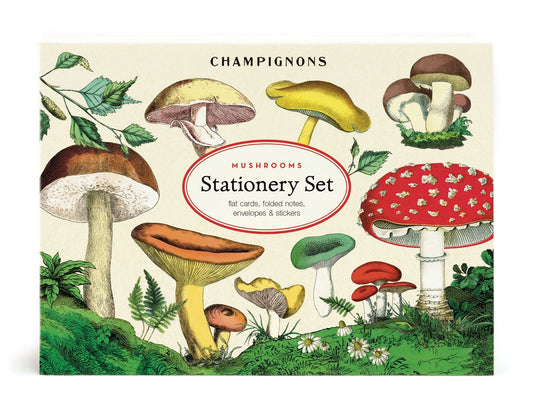 Stationery Set - Mushrooms