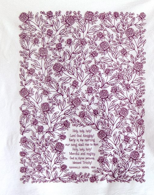 Holy, Holy, Holy! Hymn Tea Towel