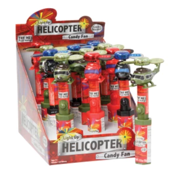 Light-up Helicopter Candy Fan