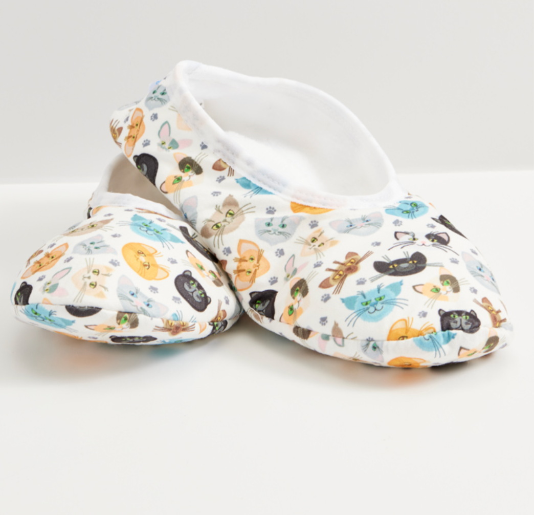 Kitty Faces Women's Slippers - Skinnies