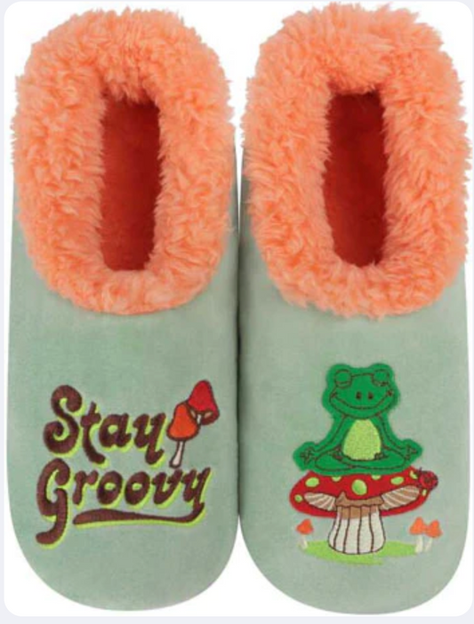 Women's Slippers - "Stay Groovy"