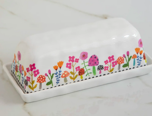 Butter Dish - Mushroom