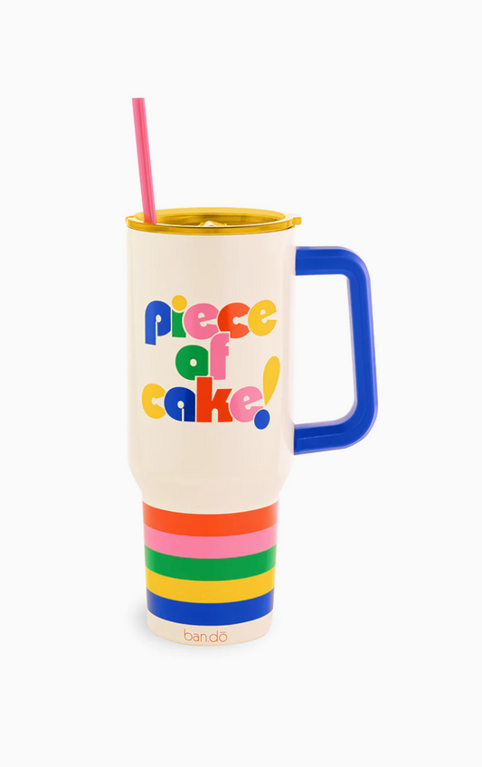 Mega Stainless Steel Tumbler - Piece of Cake