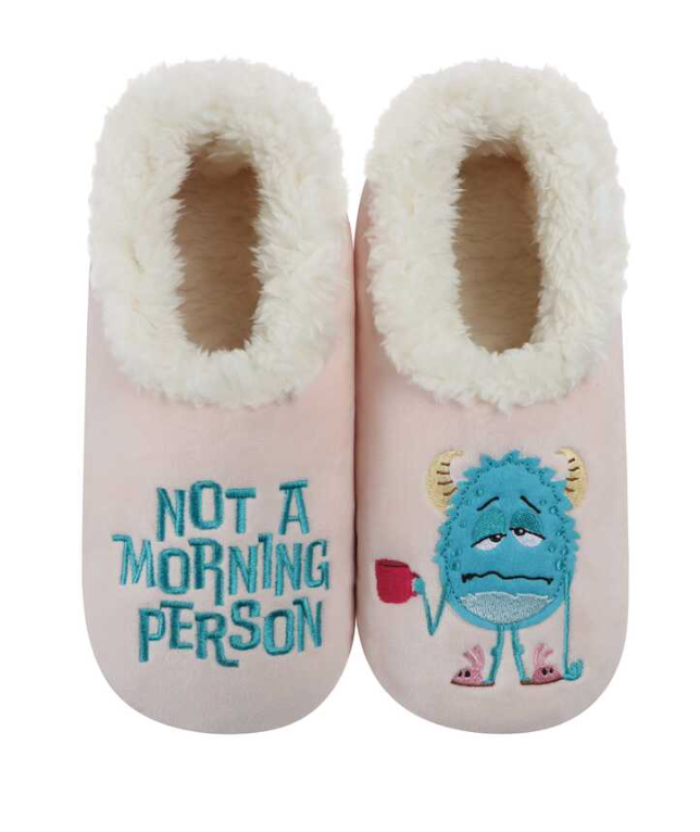 Women's Slippers - "Not a Morning Person"