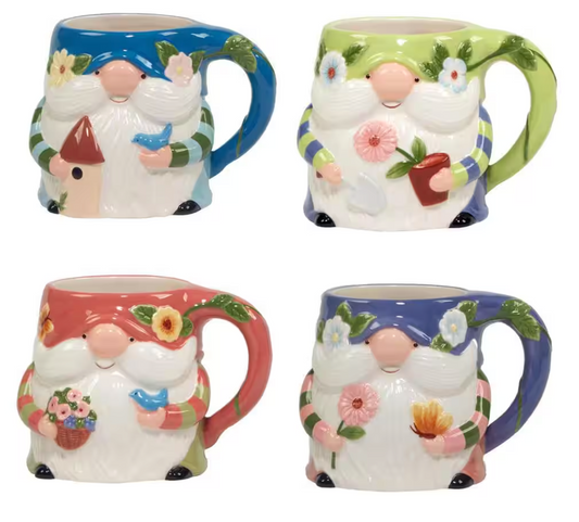 Garden Nome 3-D Mug choice of 4 styles