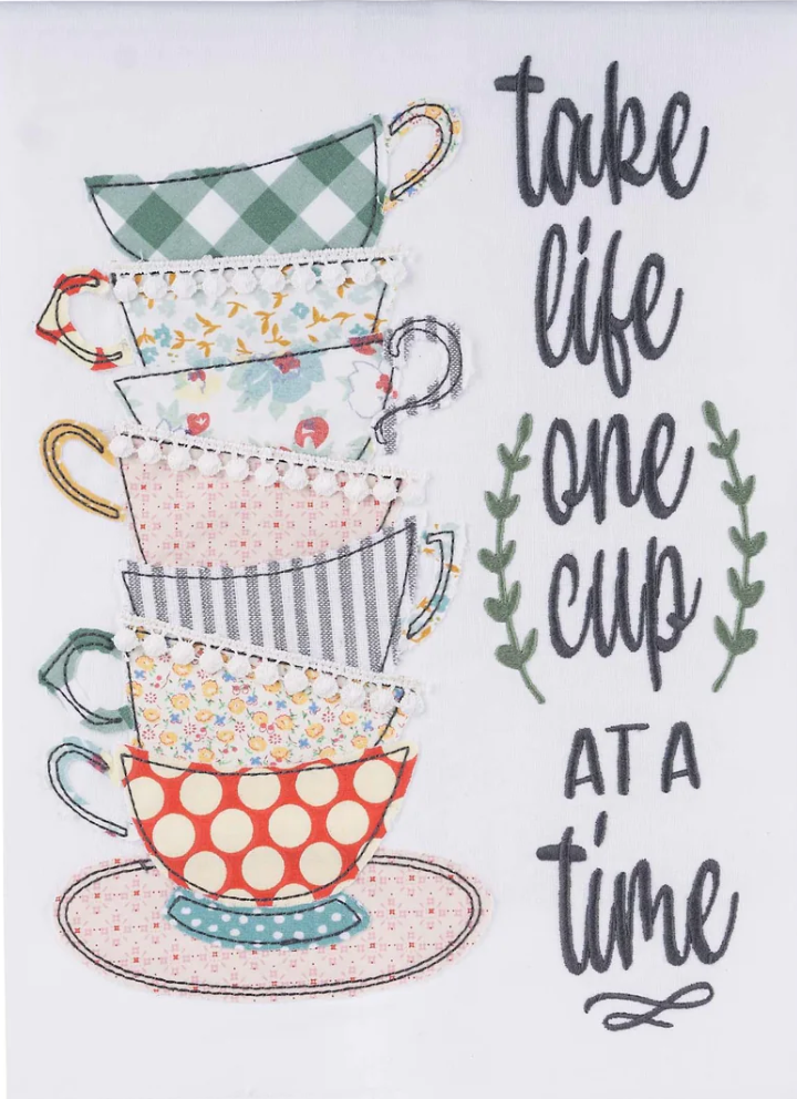 Take Life Tea Towel