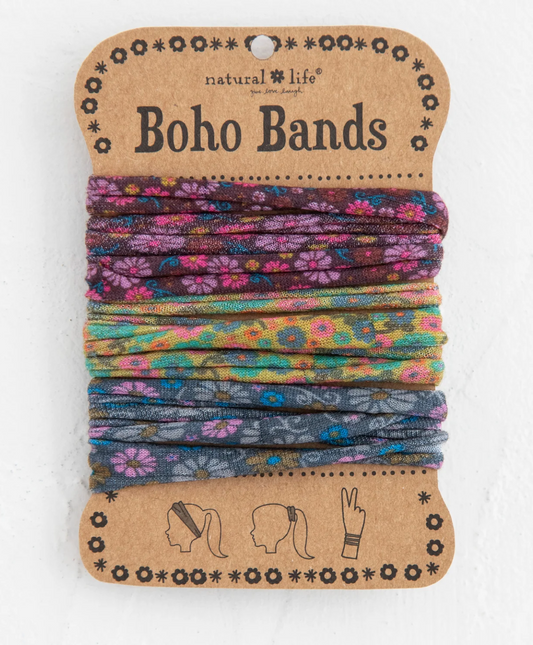 Boho Bands - Violet Mustard Grey Set of 3