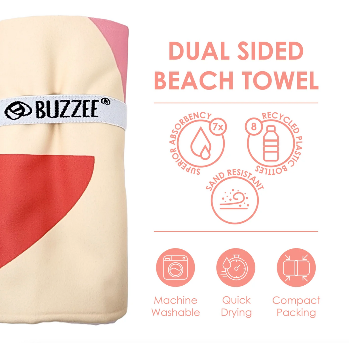 Buzzee Beach Towels