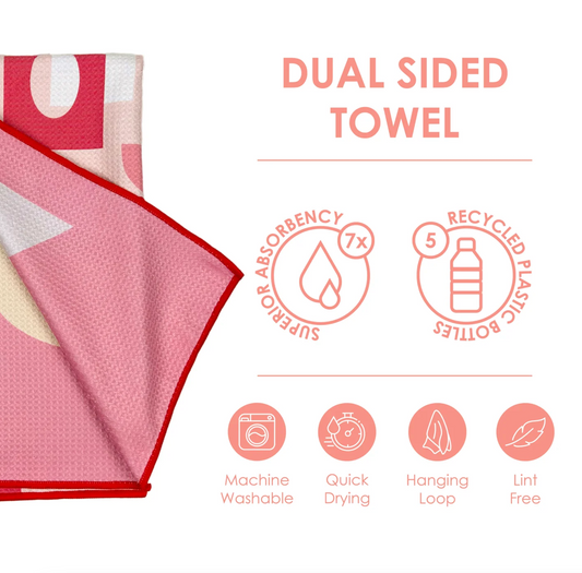 Buzzee Dual Sided Tea Towels