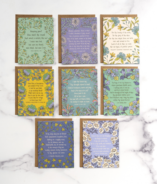 Set of 8 Hymn Greeting Card