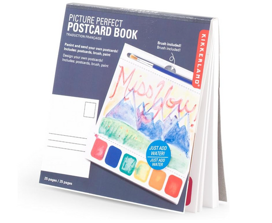 Postcard Paint Book