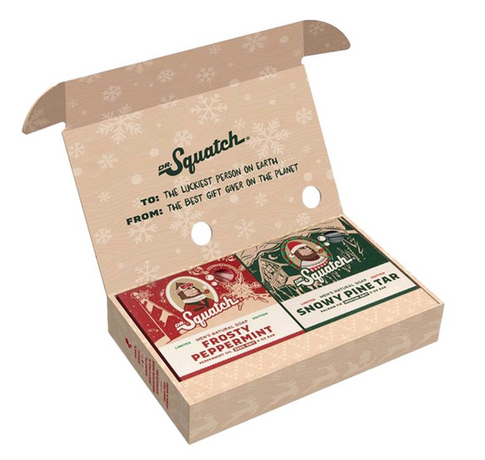 Dr. Squatch Limited Edition 2-Pack Soap Holiday Gift Set