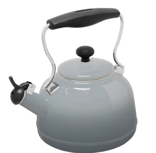 Teakettle-Enamel-on-Steel Lake Teakettle (1.7 Qt.), Fog Grey