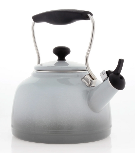 Teakettle-Enamel-on-Steel Lake Teakettle (1.7 Qt.), Fog Grey