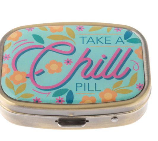 Pill Case - Small Metal - Chill Pill