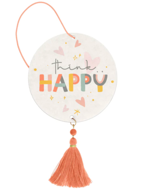 Air Freshener - Think Happy - Leather Scent