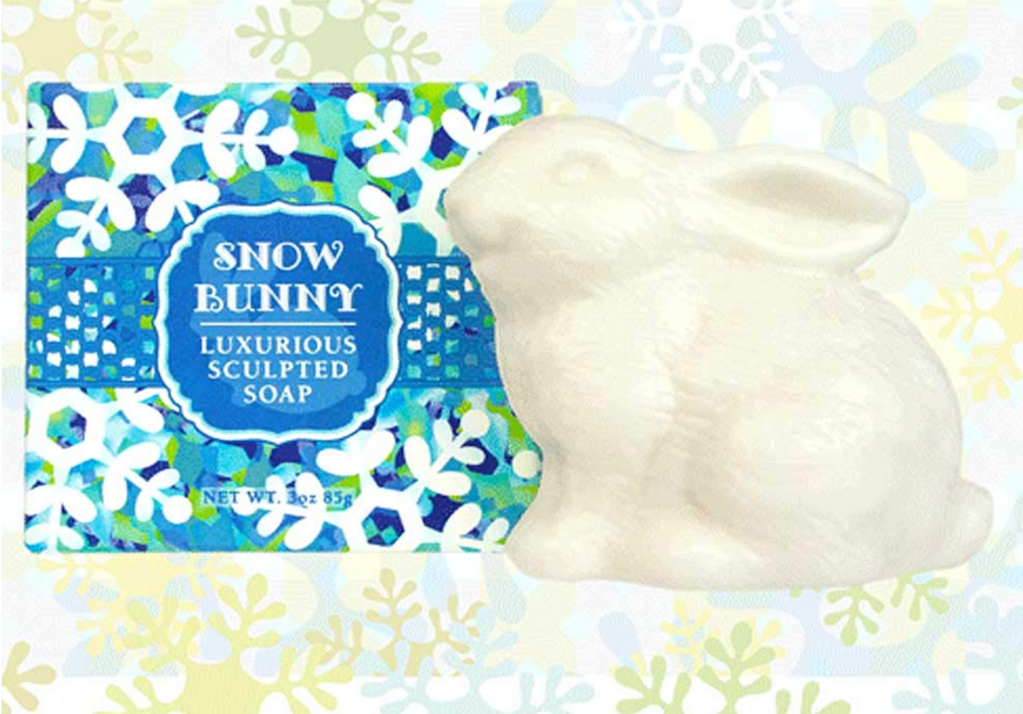 DECORATIVE SCULPTED BUNNY SOAPS. 1.2oz