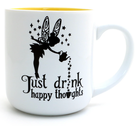 MUG Happy Thoughts Mug, tea mug, peter pan, book lover gift