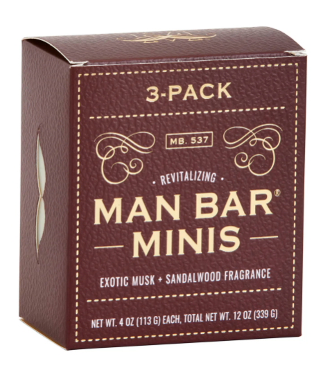 MAN BAR MINIS - Bar Soap (Pack of 3)