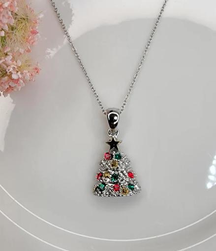 Christmas Tree Necklace