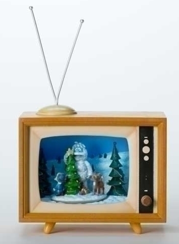 6.75"H Lighted Musical TV Rudolph