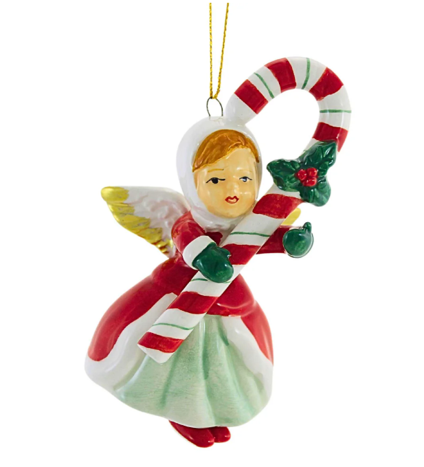 4.5"H Vintage Angel Bells Ornament