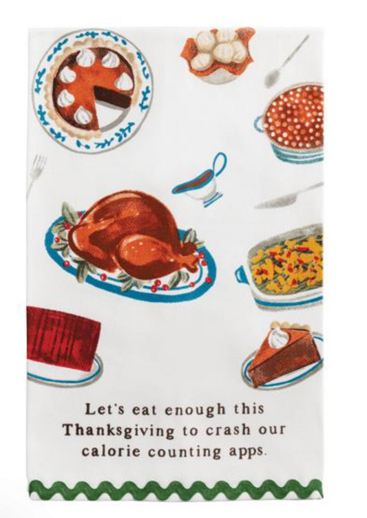 Calorie Thanksgiving Towel