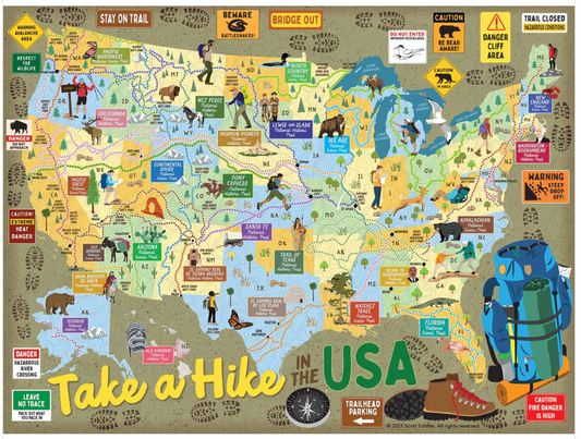 Take a Hike! USA Puzzle