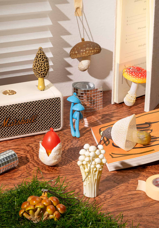 Mushroom Soft Rubber Charm Blind Box