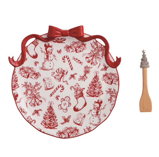 Cookie Plate with Bow