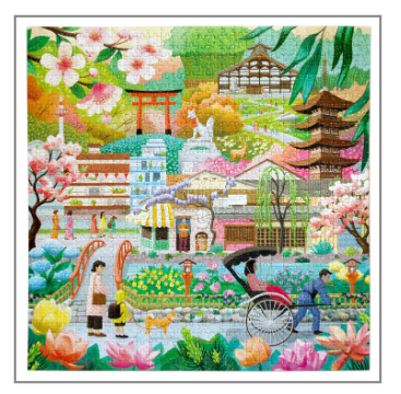 Puzzle - Seasons in Kyoto 1000 Piece Puzzle