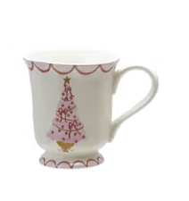 Stoneware Mug with Christmas Tree