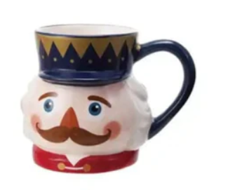 Ceramic Nutcracker Mug