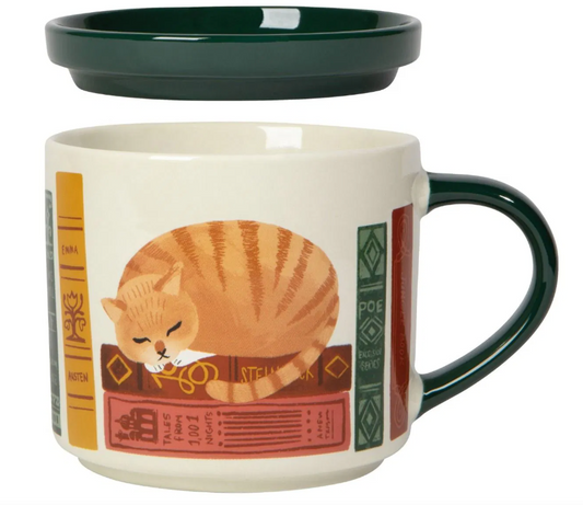 Book Club Mug with Lid
