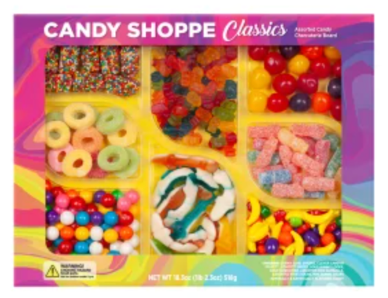 CANDY SHOPPE CLASSICS CHARCUTERIE BOARD 18.3 OZ BOX