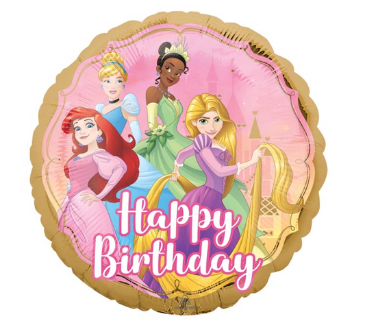 17"PKG HBD DISNEY PRINCESS