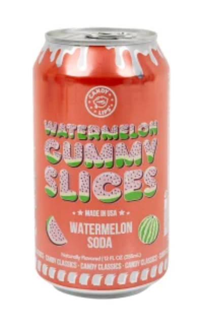CANDY LIPS WATERMELON GUMMY SLICES WATERMELON SODA