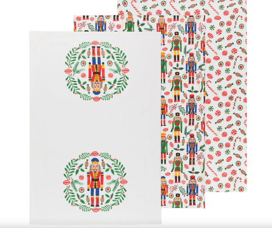 Dish Towel - Bakers Floursack - Nutcracker (Set of 3)