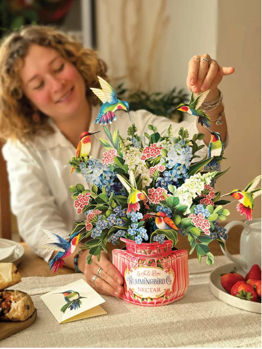 Hummingbird Oasis Pop-Up Bouquet