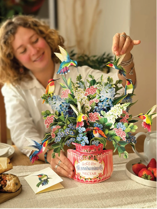 Hummingbird Oasis Pop-Up Bouquet