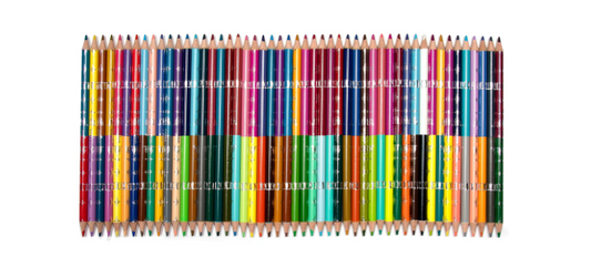 100 Colors - 50 Double-Sided Pencils
